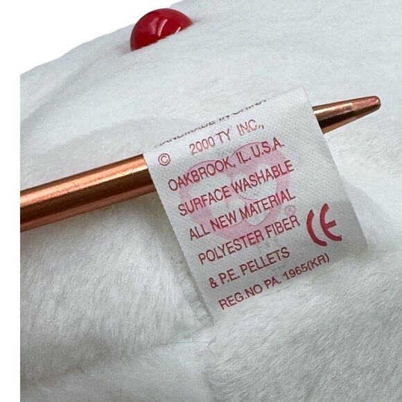 TY Beanie Baby SNOWGIRL the Snowman Stuffed Animal Toy RETIRED Vintage Y2k - Picture 11 of 15